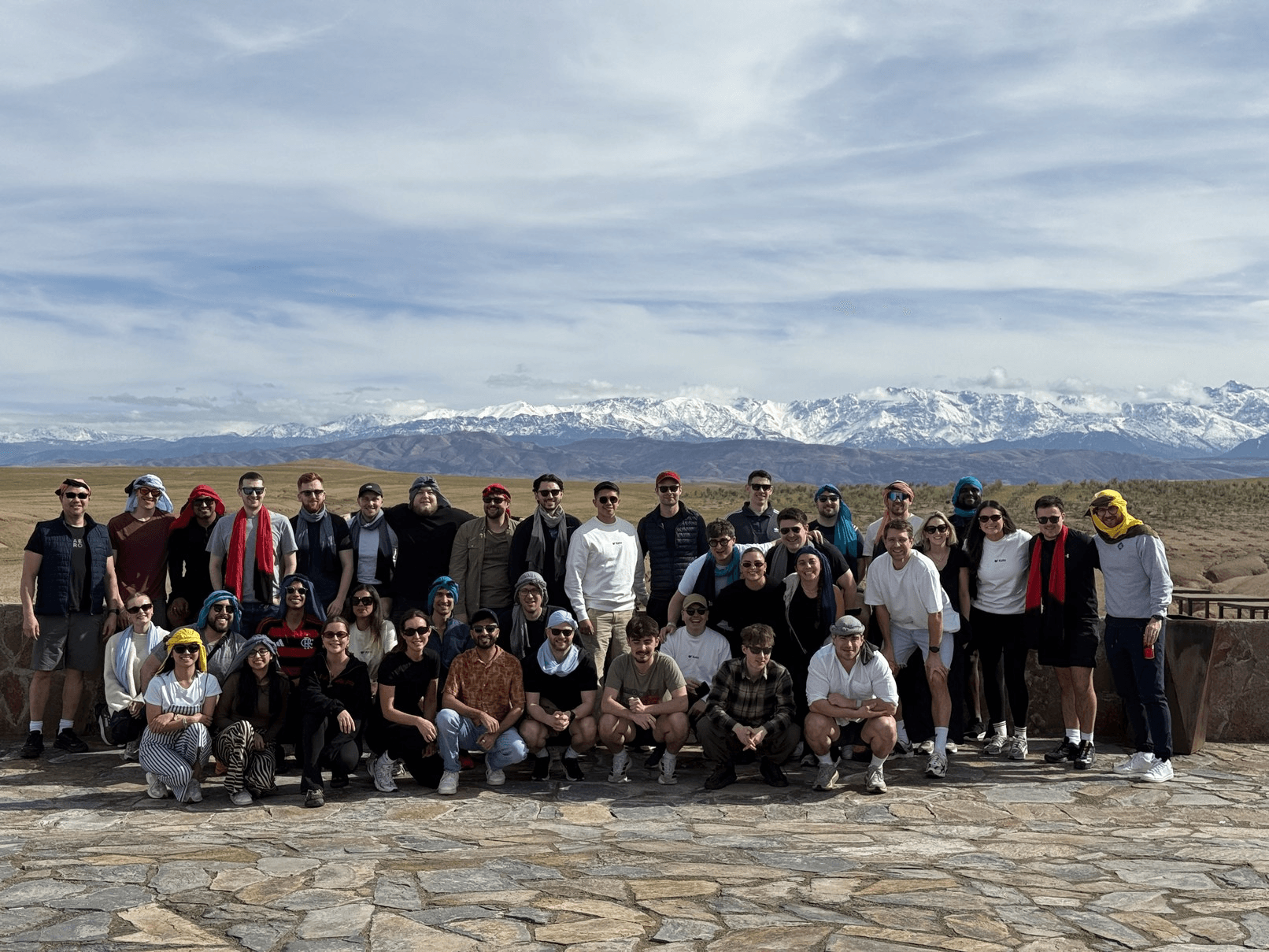 The whole Kota team together on a company offsite